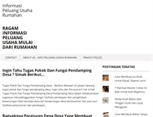 Tablet Screenshot of infopeluangusaharumahan.com